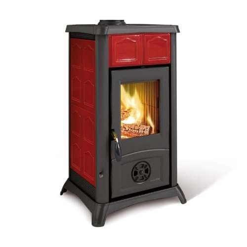Kaminofen La Nordica Gemma – Keramik rot